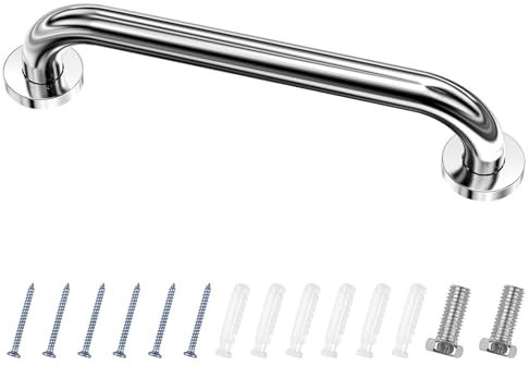 Fousenuk Haltegriffe für Senioren, 40cm Dusche Badewannengriff, Edelstahl Bad Wannengriff, Badewannen Badezimmer Haltegriff Duschgriffe für Senioren wc Bad Rutschfest, Sicherheitsgriff