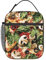 cromcu Isolierte Lunchbox für Herren, Jungen, Kinder, Camouflage-Lunchbox für Arbeit, Picknick, Schule, Reisen, Wandern, Strand oder Angeln, Polyester, Lebensmittel-Pizza-Camouflage-Thema