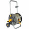 AMK® Hozelock 60m Assembled Hose Cart with 50m Hose & Fittings Lightweight Storage Floor Standing Wheels Irrigation Water Garden Gardening Plants Home Watering System