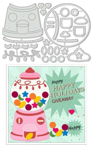 BENECREAT Spiel Maschine Schneiden stirbt, Kohlenstoffstahl Schablone Metall Prägung Schablonen für Papier-Karte machen Dekoration DIY Scrapbooking Handwerk Home Decor