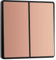 BG Electrical Double Wall Light Switch, 2-Way, Edge-to-Edge Rockers, Screwless Appearance, Round Edges, Evolve, Polished Copper, 20A, 16AX, PCDCP42EB