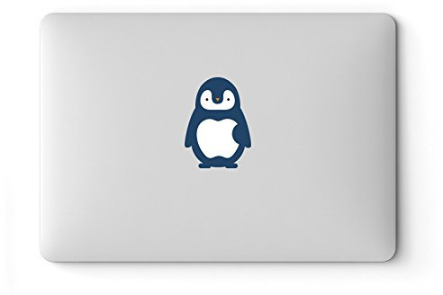 Dekalesk TM@ MacBook Logo Sticker Decal Quote Penguin For Apple Pro/Air /Retina 11 12 13 15 17 (MBP 13 15 17)