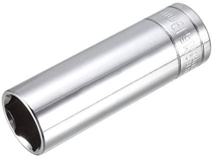 sourcing map 1/2 Inch Drive 19mm 6-Point Deep Socket, Metric, Cr-V, 78mm Length