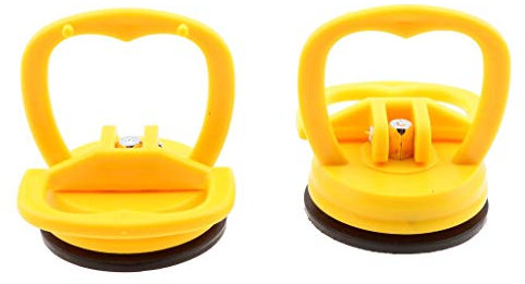 Tenlacum Lot de 2 ventouses robustes pour réparation d'écran de Mac, téléphone, ordinateur, tablette ou autre écran LCD (jaune)