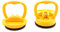 Tenlacum Lot de 2 ventouses robustes pour réparation d'écran de Mac, téléphone, ordinateur, tablette ou autre écran LCD (jaune)