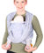 SCHMUSEWOLKE Tragetuch Baby Sommer Musselin Ankerliebe BIO-Baumwolle 70 x 485 cm Babysize-Toddlersize Neugeborene und Kleinkinder 0-24 Monate 3-16 kg Bauch- und Rückentragetuch