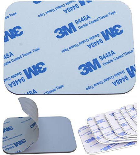 White 3M EVA FOAM Self Adhesive Pads ~ 78mm wide x 61mm long x 2mm or 3mm thick~ Sticky Adhesive DOUBLE SIDED Tape ~ 9448A (10, 3mm thick)
