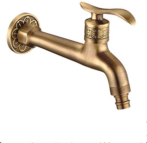 Grifo de latón montado en la pared, grifo de agua fría para baño, fregona, piscina, lavadora, grifos de jardín