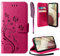 AROYI Cover Compatibile con Samsung Galaxy A12, Retro Design Flip Caso in PU Pelle Premium Portafoglio Slot per Schede Chiusura Magnetica Custodia Compatibile con Samsung Galaxy A12 (Rosso)