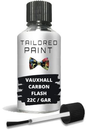 Tailored Paint Touch Up Paint Bottle Stone Chip Scratch Repair For Vauxhall All Models - Carbon Flash L 22c Gar 501Q