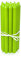 LUMELY dänische Premium Stabkerzen Grün Limette, 12er Pack, Höhe 29cm, Ø 2,2cm, Brenndauer ca. 14 Stunden, zylindrische Leuchterkerzen, Deko Kerzen Set, Kerzen Skandinavisch