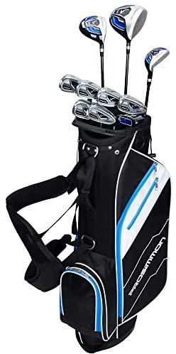 Prosimmon Golf V7 +1 Inch Mens Right Hand Graphite/Steel Clubs Set + Bag Stiff