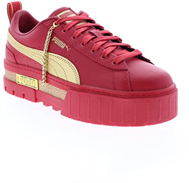 Puma Womens Mayze I Am Determined Red Lifestyle Sneakers Shoes 8