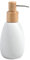 Spirella Seifenspender Sven | mit Pumpe | Flüssigseifen-Spender | Polyresin | 300ml | Langliebig und Robust | Weiß Holz, White, Standard