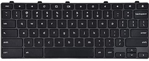 Replacement Keyboard for Dell Chromebook 11 3100 & Chromebook 11 5190, Dell Chromebook 3100 5190 Keyboard US Layout P/N: TPN-136US001909 AE09U018 NSK-EJ1SW