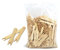 IMBALLAGGI ALIMENTARI PZ 1000 FORCHETTINE a DUE PUNTE IN LEGNO CM 8,5 PER PATATINE, OLIVE, MOZZARELLINE E FRUTTURE, Beige