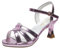 Sandali con tacco alto e plateau casual Peeptoe Slingback scarpe con tacco a plateau, Lilla, 37 EU