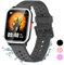 LAMA Smartwatch Kinder, Fitness Tracker, 1,4“ Fitnessuhr mit Schrittzähler IP68 Wasserdicht Kinderuhr, Aktivitätstracker mit 20 Sportmodi Pulsmesser Schlafmonitor ​für Jungen Mädchen, Schwarz