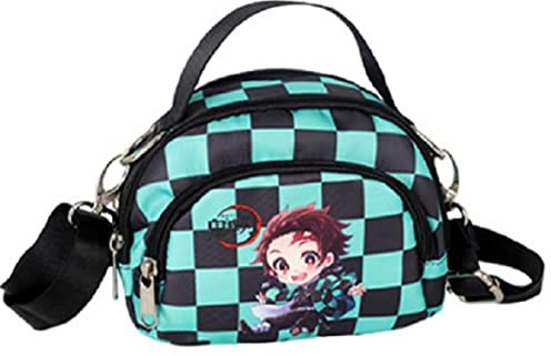 CHENMA Damen Anime Handtasche Umhängetasche Crossbody Abendtasche Citytasche Schultertasche Handbag mit breitem Schultergurt DS Grün 1