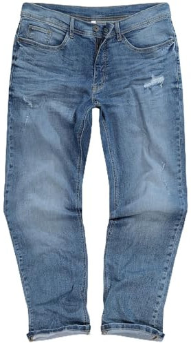 STHUGE Jeans FLEXLASTIC®, Denim, 5-Pocket, Destroyed, Straight Fit, bis Gr. 70/35 Blue Denim 31 821818902-31
