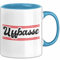 Uffbasse Tasse Geschenk Hessisch Dialekt Hessen Kaffee-Becher (Blau)