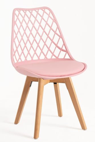 Regalos Miguel - Packs Sillas Comedor - Pack 4 Sillas Mima - Rosa