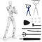 Starnearby Titan 13 Action Figure, T13 Action Figure 20cm Assembly Completed Dummy 13 3D Printed Body Movable Lucky 13 Action Figure 6 Weapons Set 3 Hands Sets Present for Kids Adults