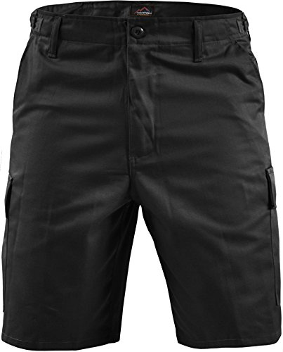 normani Kurze Bermuda Shorts US Army Ranger Feldhose/Arbeitshose S - XXXL Schwarz L