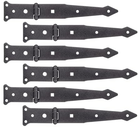 Alberts 822736 DURAVIS® Werfgehänge | schwarzdiamant duplexbeschichtet | Größe 202/77 x 48 mm | 6er Set