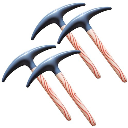 DVOFU 4Pieces Inflatable Pickaxe Toy Blow up Birthday Party Favors Hatchet Costume Prop Fake Chopping Tool for Kids Halloween Carnival