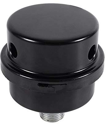 DEWIN Compressori per Aria Compressore,Silenziatore Compressore d'Aria 3/8 Filettatura Filtro di Aspirazione in Metallo Filettatura 3/8 16MM, per i Pezzi di Ricambio del compressore d'Aria