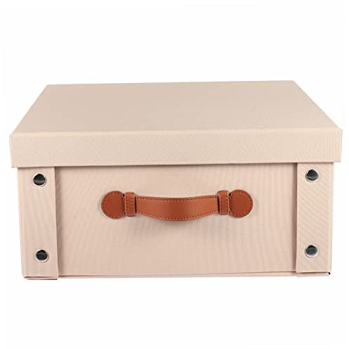 TINEASUR Platzsparende Faltbox Haushaltsaufbewahrung Für Kleidung Bücher Spielzeug Einfaches Design Verwendung