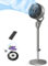 Dreo 25 dB Ventilateur Silencieux sur Pied, Ventilateurs Puissants avec Télécommande, Portée de 24 m, 3 Modes,Hauteur réglable de 86 à 104 cm, Vertical manuel à 90°, Minuterie de 6 h