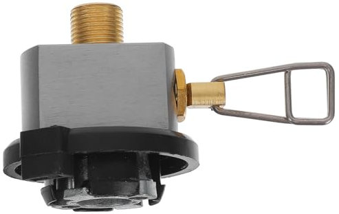 BESPORTBLE Gasanschlussadapter Für Gaskartuschen Gastankadapter Mit Absperrventil Kompatibel Für Outdoor-kocher Und Campingausrüstung