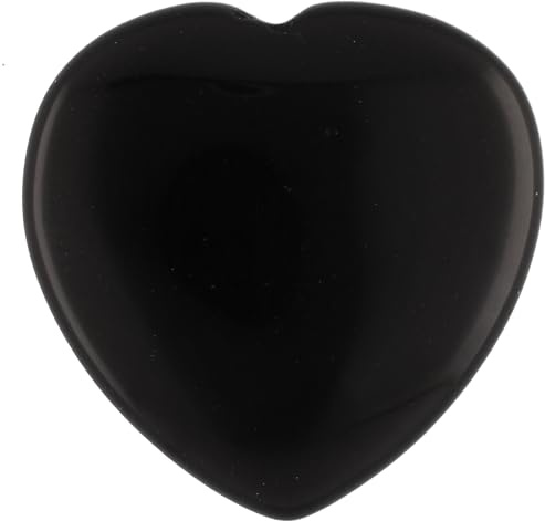 Kleines Edelsteinherz aus echtem Naturstein | 2x2 cm, poliert & handgefertigt | Ideal als Handschmeichler, Taschenstein Geschenk, Dekoration oder spiritueller Begleiter