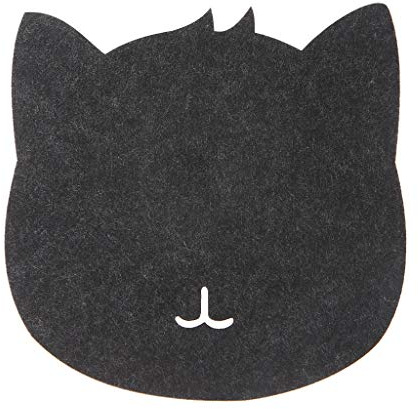 YAOGUI Felt Cloth Pad For Design Anti-slip For Computer Laptop Keyboard Mice Pads Mat 7.87x7.87in Optical Mat Hard
