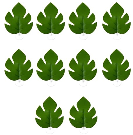 LLINthy Aquarium Decors Plant Ornaments Colorful Water Plant with Suction Cup Landscaping Artificial Leaves Appearance Aquarium Decorations Large Small