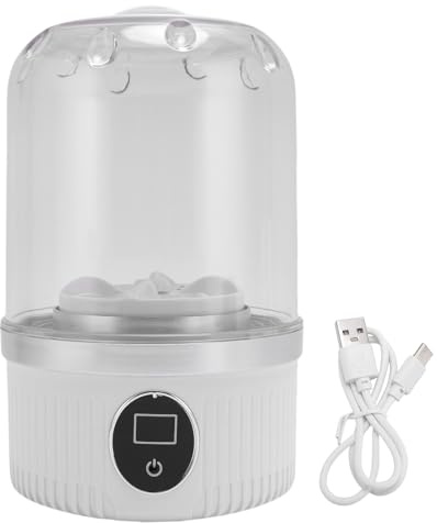 Fyearfly Unterwäsche, Kompakte Unterwäsche für Unterwäsche, Camp Mini Tragbare Waschmaschine, Ladbare USB -drahtlose USB -Kleidung, 1000 U/Min -Kleidung, Ideal für Reisen und
