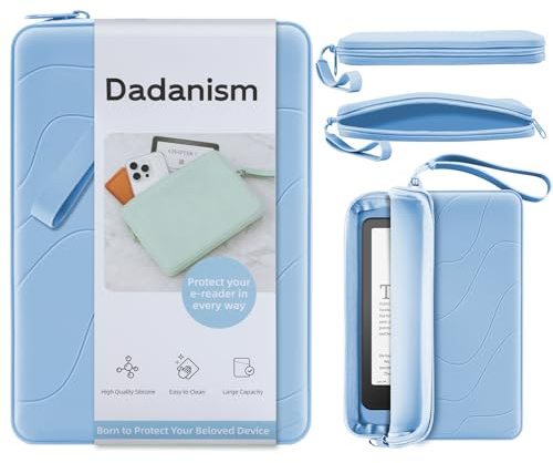 Dadanism Silicone Clutch for eReaders, Multi-Purpose Bag for Phone, Wallet