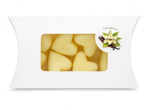 Fondants Parfumé pour Brûleur,Bougie Chauffe Plat, Pochette Cadeau de 115g, Cire Bio, Produits Naturels, Parfum de GRASSE, Produit Fabriqué en France. (Vanille)