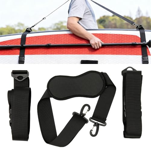UMCHU 1 Pieza Correa para Hombro para Kayak, Negro, para Tablas de Surf,Sup