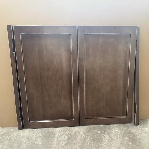 Porte Interne a Doppia Anta con Cerniera, Decorazione Rustica in Legno Stile Saloon 28/30/32/36/38, Porta divisoria/Porta Western Resistente