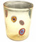Glass Goto Venetian Murrine Millefiori Amber Murano Glasses Made in Italy