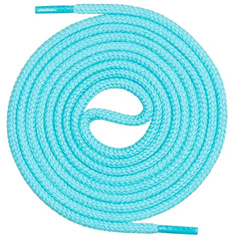 Mount Swiss© Schnürsenkel rund ø 3-4 mm I Sehr reißfeste Premium Schuhbänder aus 100% Baumwolle ideal für Sneaker Sportschuhe Freizeitschuhe Lederschuhe UVM I Shoe-Laces Längen 45-200 cm