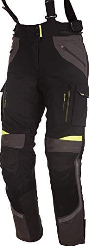 Modeka Panamericana Damen Motorrad Textilhose Schwarz/Neon 38
