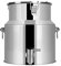 Lattina in acciaio inossidabile 5L/9L/14L Secchio per vino Secchio Tote Brocca Barile per olio Serbatoio con coperchio sigillato e rubinetto per latte Zangola / 5L