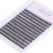 Cluster Eyelash 240pcs 40D 0.07 D Curl 12mm Cluster Eyelashes Extensions, Soft Individual Lashes Natural False Eyelashes Clusters DIY Eyelash Extension At Home (12mm, 40D-D-0.07)