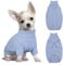 Hjumarayan Hundepullover Kleine Hunde - Schlicht & Elegant Warm Hundepullover mit Geschirrloch Hunde Pullis für Chihuahua (Blau XS)