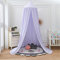 Surwin Betthimmel Madchen Jungen Babybett Doppelbett, Einfarbig Moskitonetz Baldachin Kinderzimmer Einzelbett Himmel Schlafzimmer Dekoration Spielzelte Kinder Geschenk (Helles Lila)