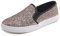 Feversole Scarpe da Ginnastica da Donna, in Tela, per Il Tempo Libero, Traspiranti, per Il Fitness, per Il Fitness, per attività all'Aria Aperta, Leggere, Mutli Nero Lucido Lucido, 39 EU